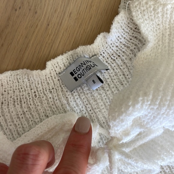 Beginning Boutique Crochet maxi dress - Picture 3 of 3